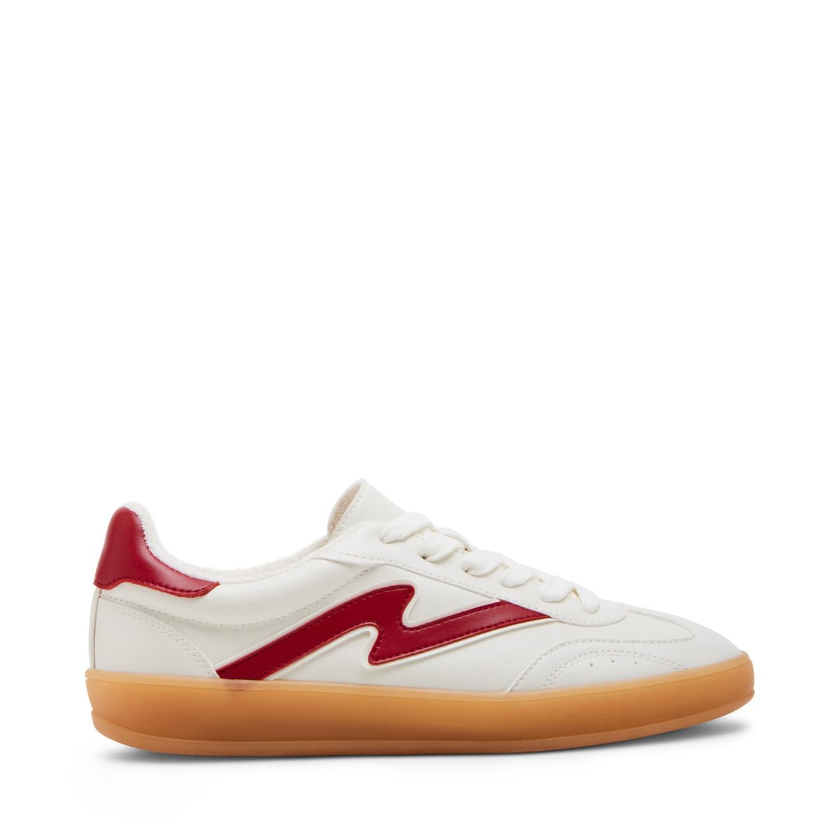 Madden Girl Giia Tenis para Mujer - 27.0 cm - blanco, rojo, (Off White - Red)