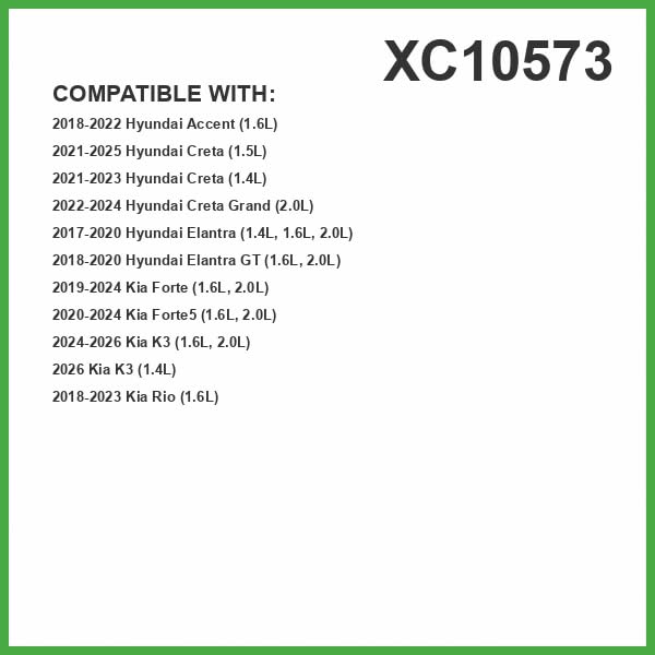 EcoGard XC10573 Premium Hyundai Cabin Air Filter, 1 Pack