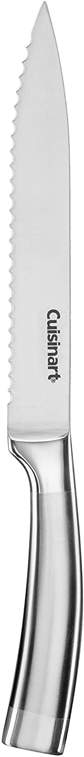 Cuisinart c99ss-15p 15 piezas Juego de cuchillas de acero inoxidable con bloque de madera, color plateado