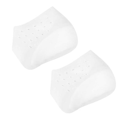 Milisten Plantillas de Aumento de Altura Almohadillas de Silicona para El Talón Almohadillas de Gel de Elevación Suave para El Talón Insertos de Almohadilla para El Talón para Mujeres Hombres (5.5 Cm))