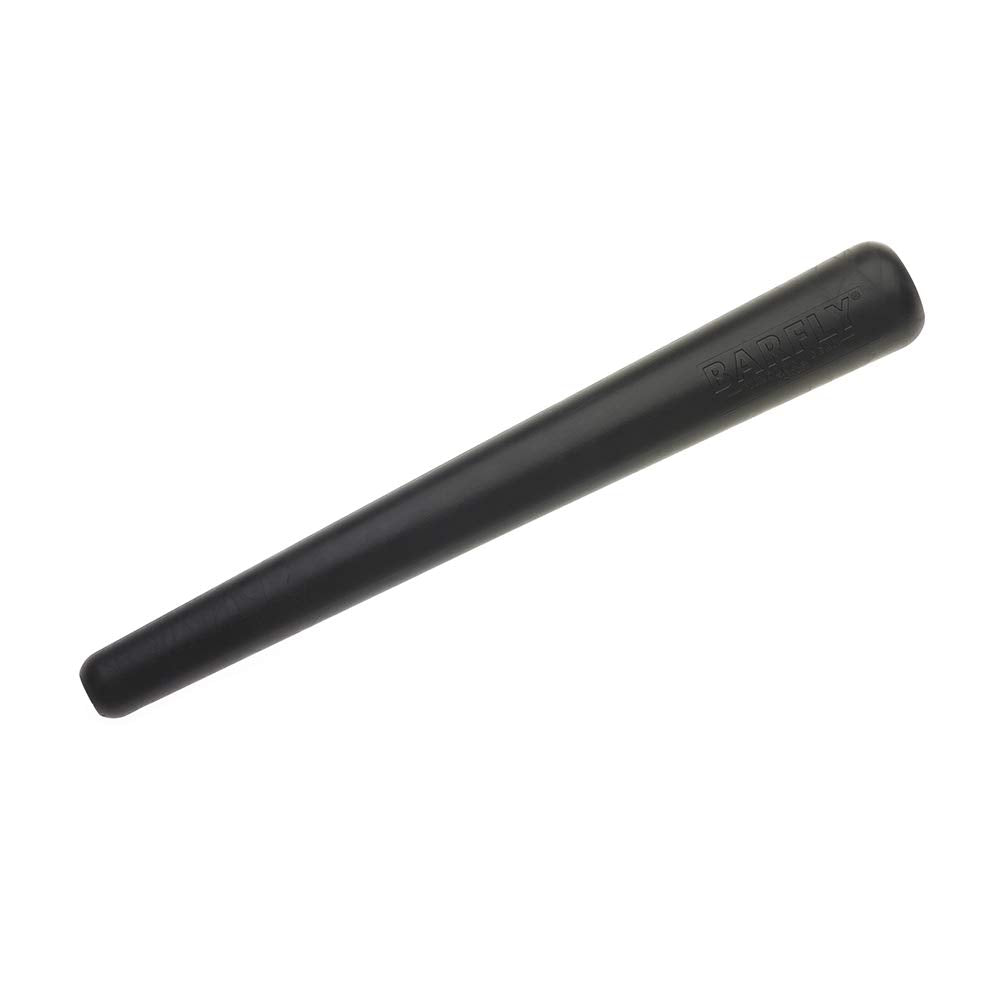 Barfly Muddler, 12 pulgadas de lujo, compuesto, negro