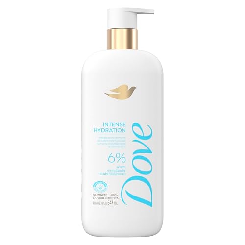 DOVE Bodywash Intense Hydration, Jabón Corporal Líquido e Hidratante, 547ml