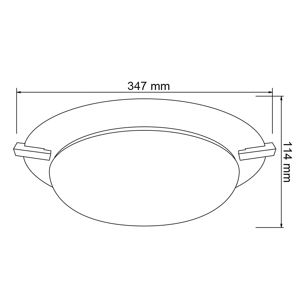Tecnolite - Lámpara de interior para sobreponer, Base E27