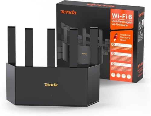 Tenda RX12L Pro Router WiFi 6 AX3000 de Doble Banda - RX2L Pro AX1500|Wi-Fi 6