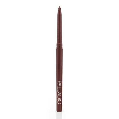 Palladio Delineador de Labios Retráctil Resistente al Agua de Alto Pigmento y Color Cremoso, Fórmula a Prueba de Manchas y de Larga Duración Todo el Día sin Necesidad de Sacapuntas, Coffee