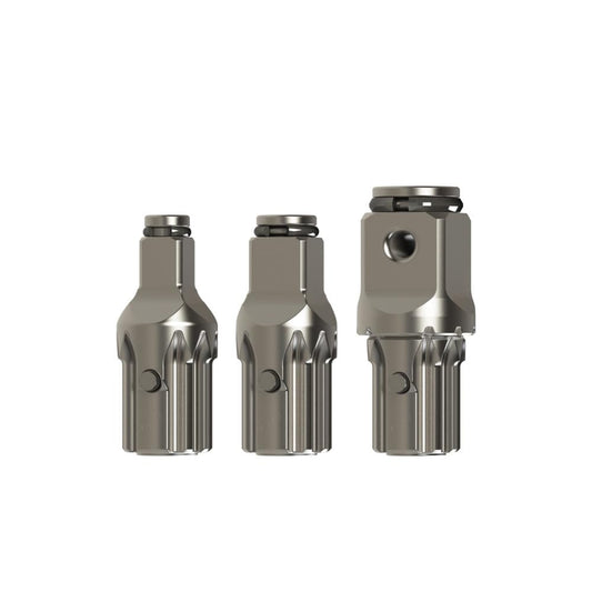 Ingersoll Rand AK33H DXS2 Juego de 3 piezas de zanco estándar de 3/8", 1/2" y 3/4"