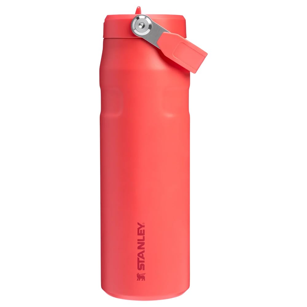 Stanley IceFlow AeroLight Flip Straw Botella con Popote - Hot Coral - 709 milliliters