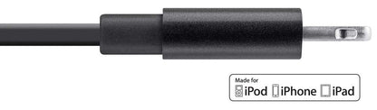Monoprice 112857 Data Cable for iPod Nano All Apple Products, Black