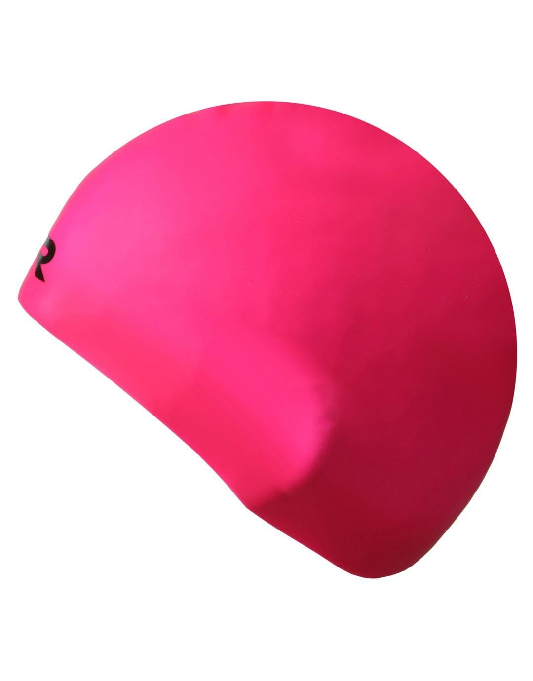 TYR Gorro de Natación de Silicona para Cabello Largo - Rosado