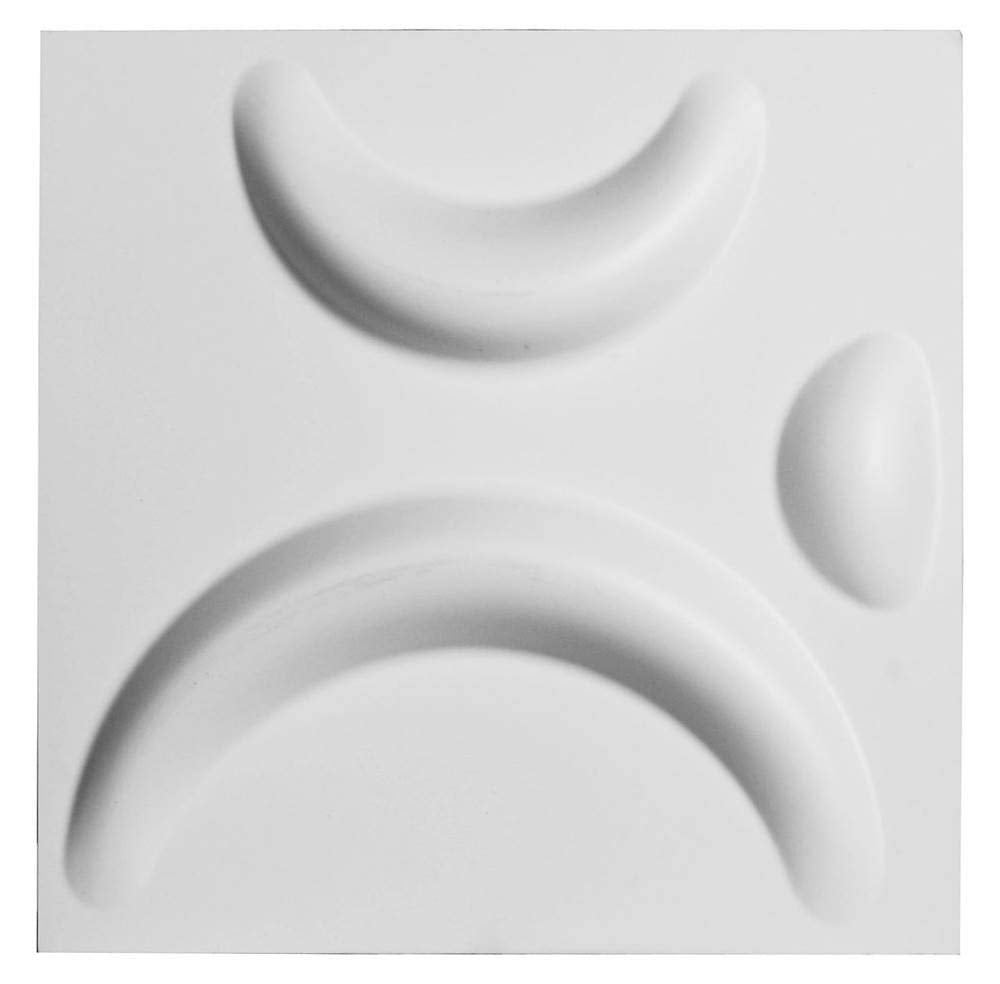 Ekena Millwork WP12X12SEWH 11 7/8 pulgadas de ancho x 11 7/8 pulgadas de alto Sevilla EnduraWall - Cubiertas decorativas para paneles de pared 3D 0.98 pies cuadrados Ft.