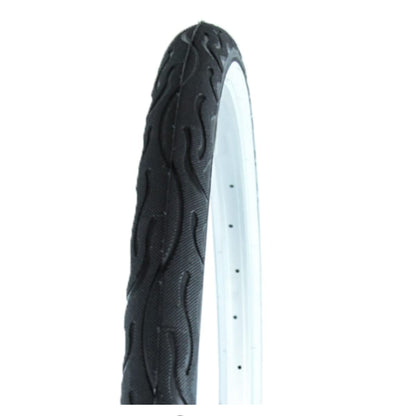 Llanta Urbana BENOTTO City 26x2.125 (57-559) | Cara Blanca con Letras Azules | Modelo P713 | para Bicicleta de Paseo