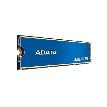 ADATA Legend 710 256GB NVMe M.2 2280 SSD (Lectura hasta 2100MB/s y Escritura hasta 1000MB/s)