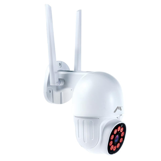 Mitzu Camara WiFi Robotizada 360 para Exteriores con Almacenamiento en la Nube, detección de Movimiento y visión Nocturna MSC-2020
