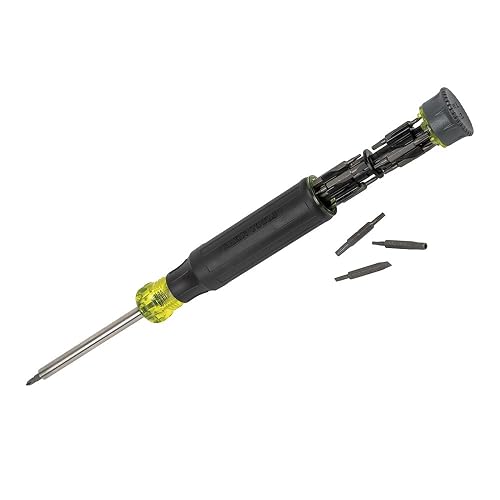 Klein Tools 32327 - Juego de destornilladores de precisión 27 en 1 de múltiples bits, almacenamiento a bordo, imán de tierras raras, ideal para bloques de terminales
