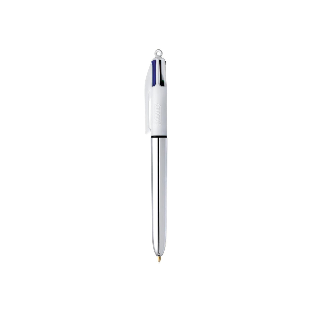 BIC 4-Color Shine Metallic Ball Pen, Medium Point (1.0 mm), Assorted, 2-Pack