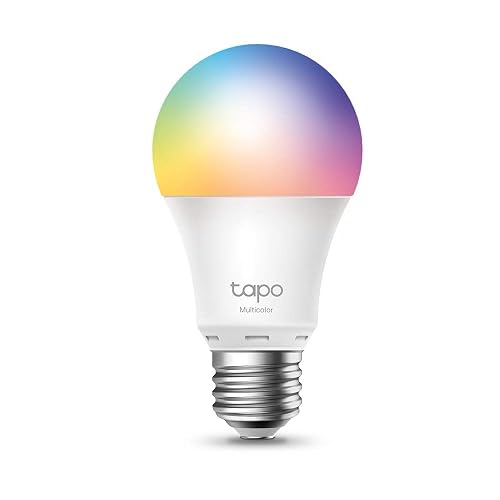 TP-Link Tapo L535E, Focos Inteligentes Wi-Fi, Multicolor, E26, 1055 lumens, Regulables, Control Remoto de APP y Control de Voz, Compatibles con Alexa y Google Home, No requiere concentrador