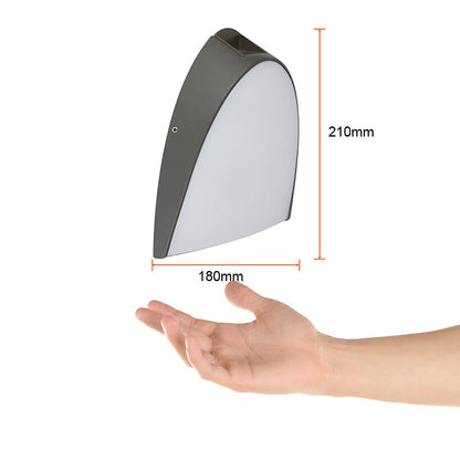 Tecnolite - Lámpara de exterior LED para sobreponer, 16 W, Luz Cálida Brillante
