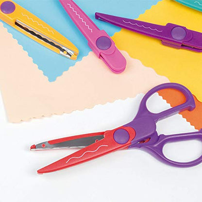 Blister tijeras zigzag Milan con 8 hojas intercambiables