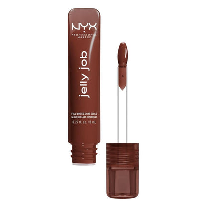 NYX Professional Makeup Jelly Job Gloss, Brillo Labial Efecto Jelly - Jelly Bean