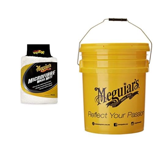 Meguiar's Oficial Guante De Lavado Microfibra X3002 1 Pieza MMKT1 Cubeta de Lavado DKO