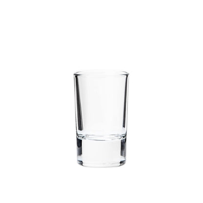 Borgonovo Indro Juego de 6 Tequileros de Vidrio, Cristal, 42 ml
