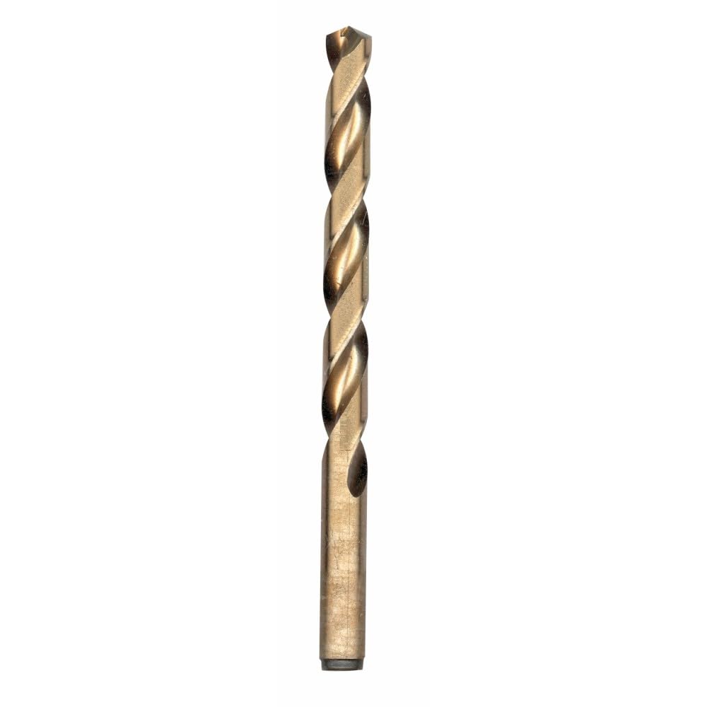 BOSCH CO2153 1 pieza 13/32 pulgadas x 5-1/4 pulgadas. Broca de metal cobalto para aplicaciones de perforación en metal de calibre ligero, acero de alto carbono, aluminio y acero aliado, hierro