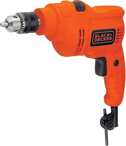BLACK+DECKER Taladro Rotomartillo 3/8" 550W con Caja, TP550K | Taladro Rotomartillo 3/8" (10mm), 550W, Caja de Herramientas