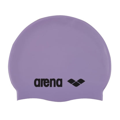 Arena Classic Gorro de Natación Infantil de Silicona - Bronceador - Lila