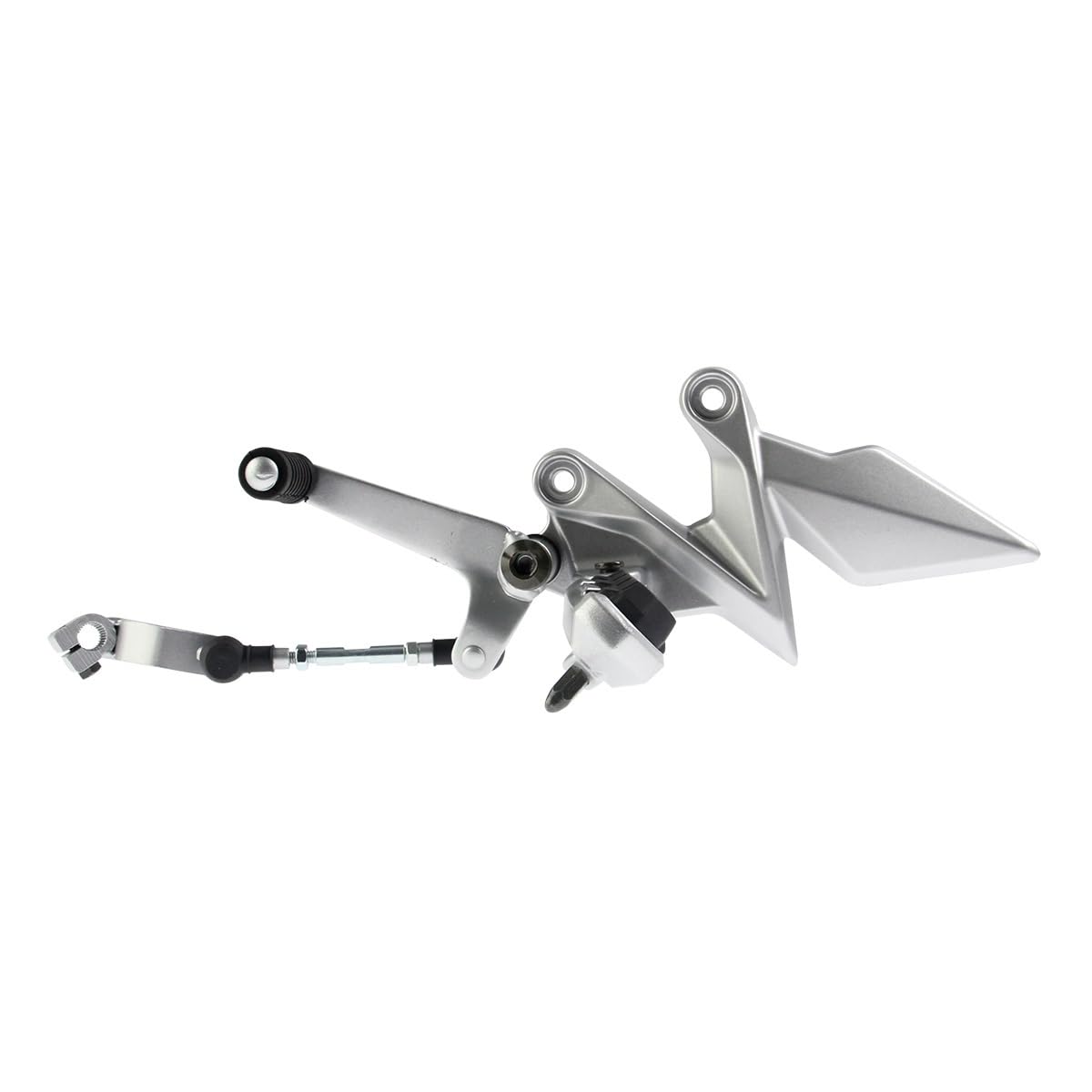ITALIKA F11010423 Conjunto Pedales y Pospie Izquierdo, Gris