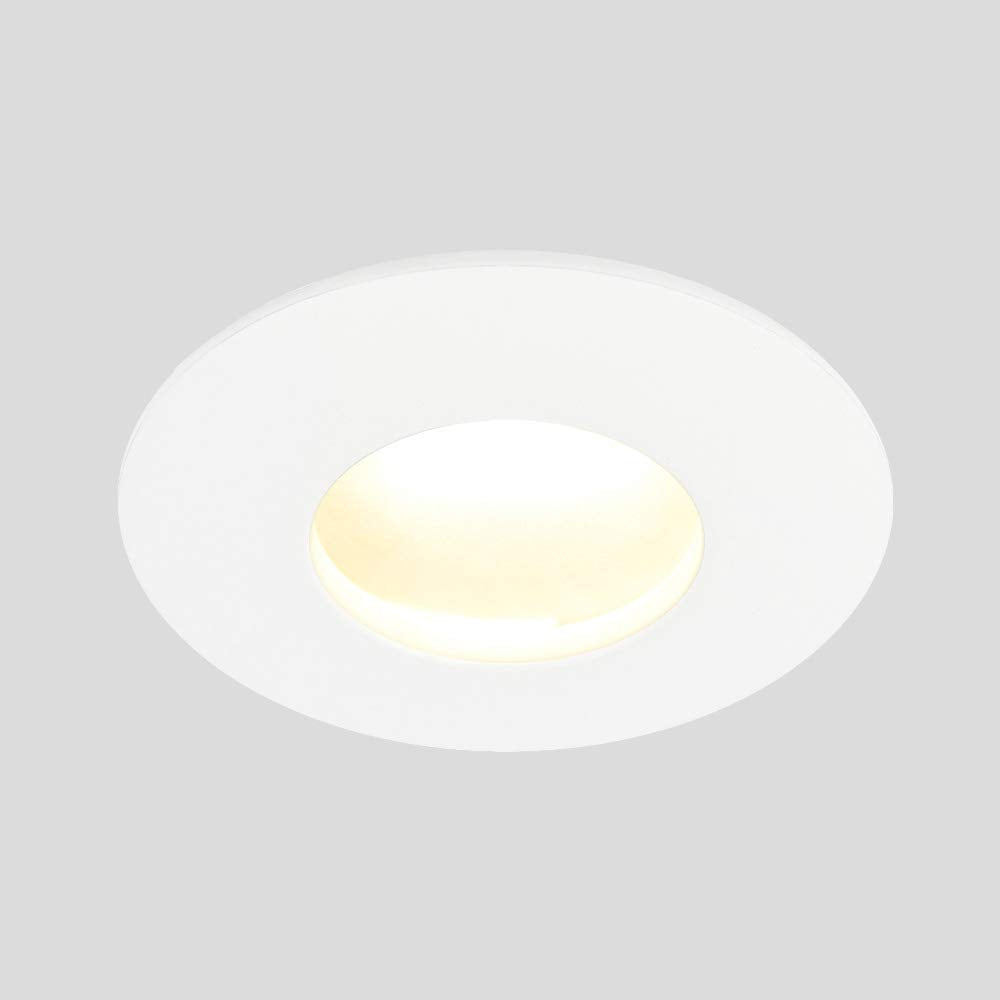 Tecnolite - Lámpara Downlight Empotrable a Prueba de Vapor, Potencia Máx. 50 W, Base GX5.3, No incluye foco