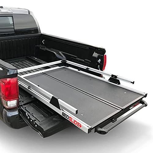 Bedslide BSA-TOY58 Kit Soporte Sin Taladro Acero Negro/Plateado Fijación Directa para Tacoma 5