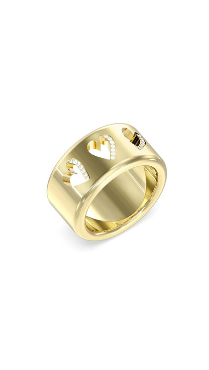 GUESS Anillo para Mujer BY YOUR SIDE color Dorado
