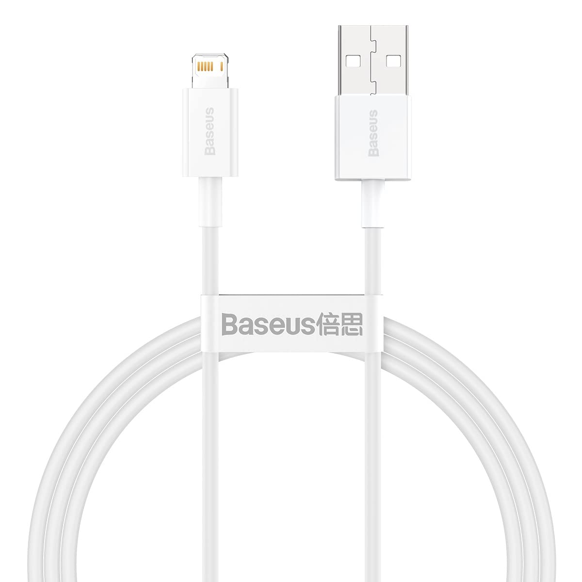 Baseus - Cable de datos de carga rápida serie superior USB a IP 2.4A 1m (A0002119)