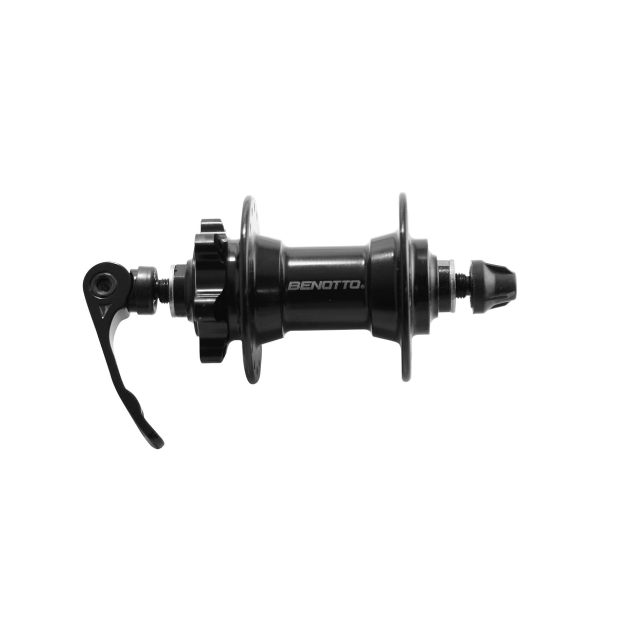 Maza BENOTTO 32x32B Cassette Alumnio con Bloqueos con Balero Sellado Compatible Disco Rotor Negro GL-B21 (2 Piezas)