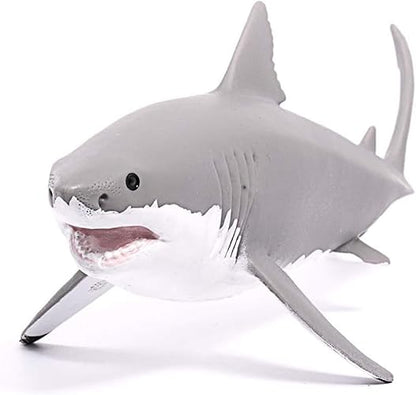 Schleich 14809 Tiburón, Original Color, | Figuras de animales fieles a los detalles, juguete zoológico, gran regalo para niños y niñas, decoración para cumpleaños