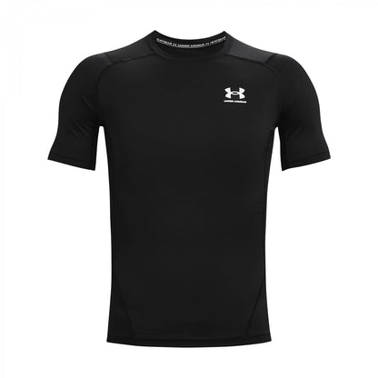 Under Armour HeatGear Camiseta de Compresión para Hombre - Negro (001) - Blanco - XS
