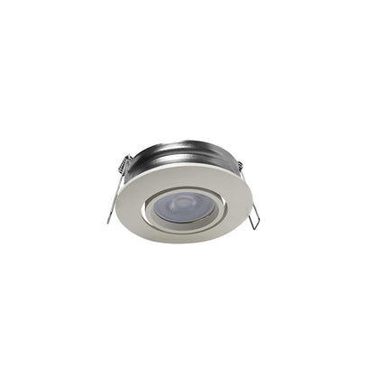 ILLUX Luminario Empotrado Giratorio 1 X 50W G5.3 Mr16, Blanco TH-4221.B