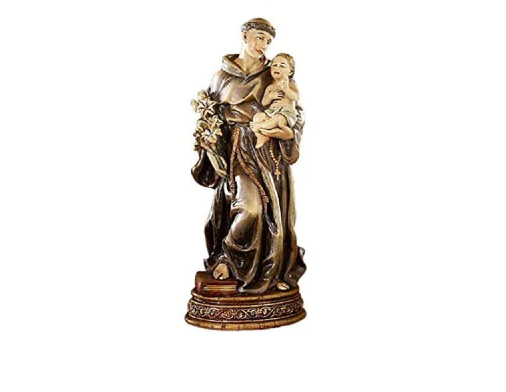 Avalon Gallery Figurine Old World Masters Collection Estatua de Resina, 6.5 Pulgadas, San Antonio