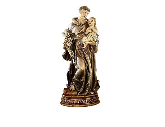 Avalon Gallery Figurine Old World Masters Collection Estatua de Resina, 6.5 Pulgadas, San Antonio