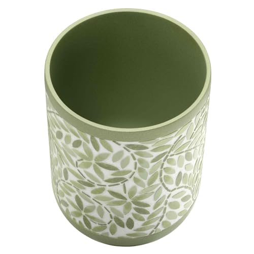 Avanti Linens Accessories - cubeta de basura para baño, color verde