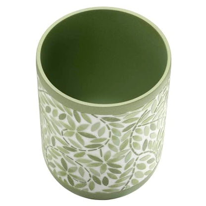 Avanti Linens Accessories - cubeta de basura para baño, color verde