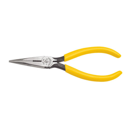 KLEIN TOOLS D203-6 | Pinzas De Punta Larga | Corte Lateral | 6-5/8 Pulgadas | Llega mejor a espacios reducidos con estas pinzas de punta larga y corte lateral, prácticas para trabajo eléctrico.