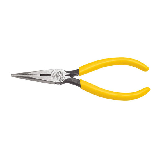 KLEIN TOOLS D203-6 | Pinzas De Punta Larga | Corte Lateral | 6-5/8 Pulgadas | Llega mejor a espacios reducidos con estas pinzas de punta larga y corte lateral, prácticas para trabajo eléctrico.
