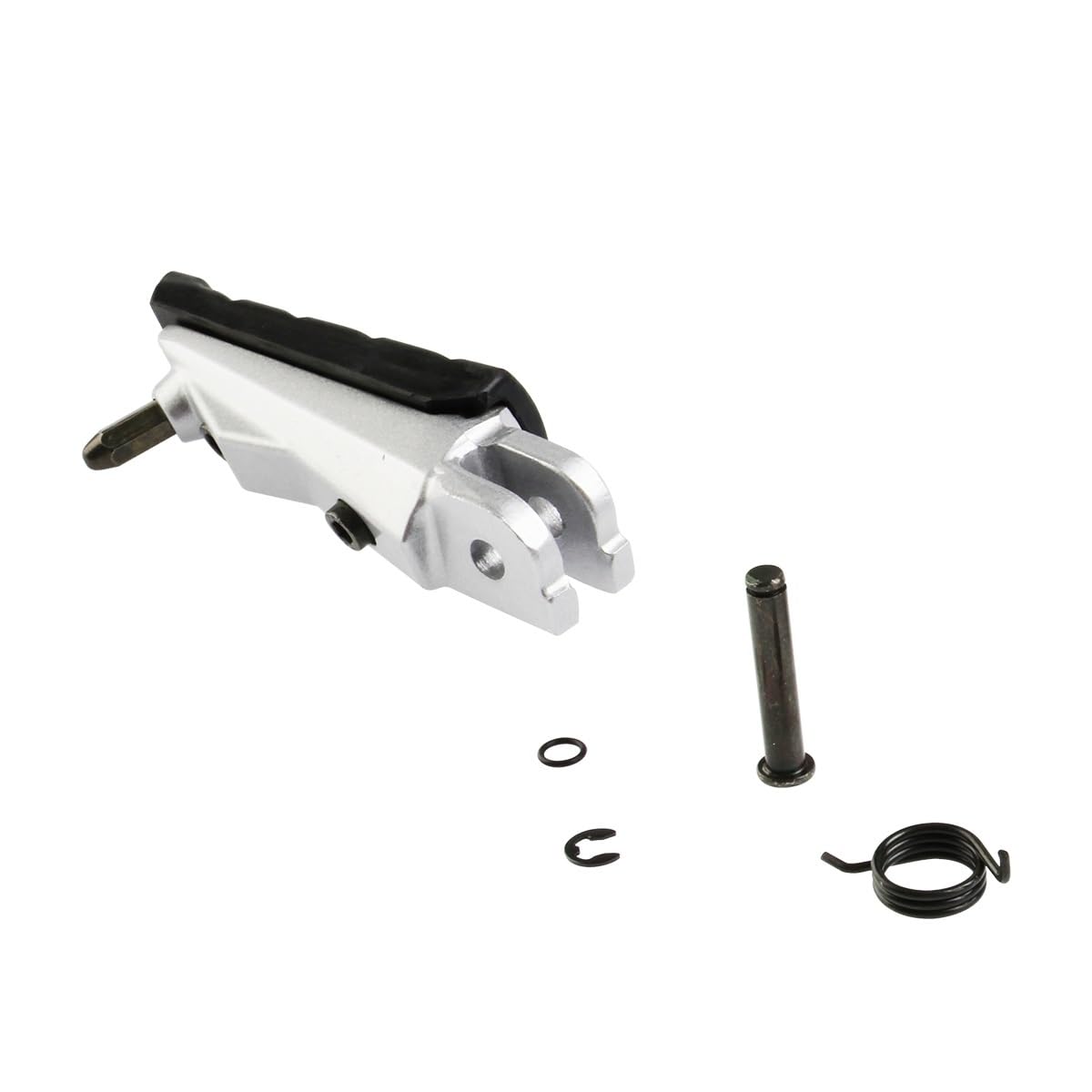ITALIKA - F11010353 Posapie Delantera Izquierdo, Negro