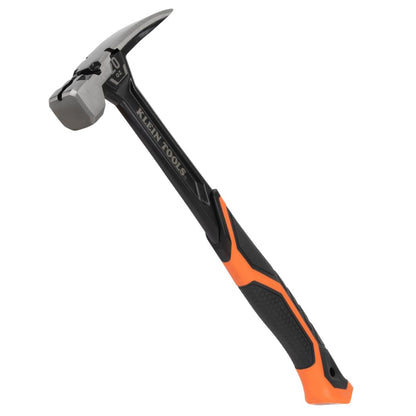 Klein Tools H80920S - Martillo de encuadre de cara lisa con garra recta, acero forjado de 20 onzas, extractor de uñas magnético y cara cuadrada extragrande