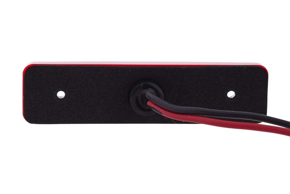 HELLA 357010111 Value Fit LUZ DE POSICIÓN Rec LED 24 V 65x16x11 Roj/HVF LUZ DE POS Rec LED 24 V 65x16x11 Roj