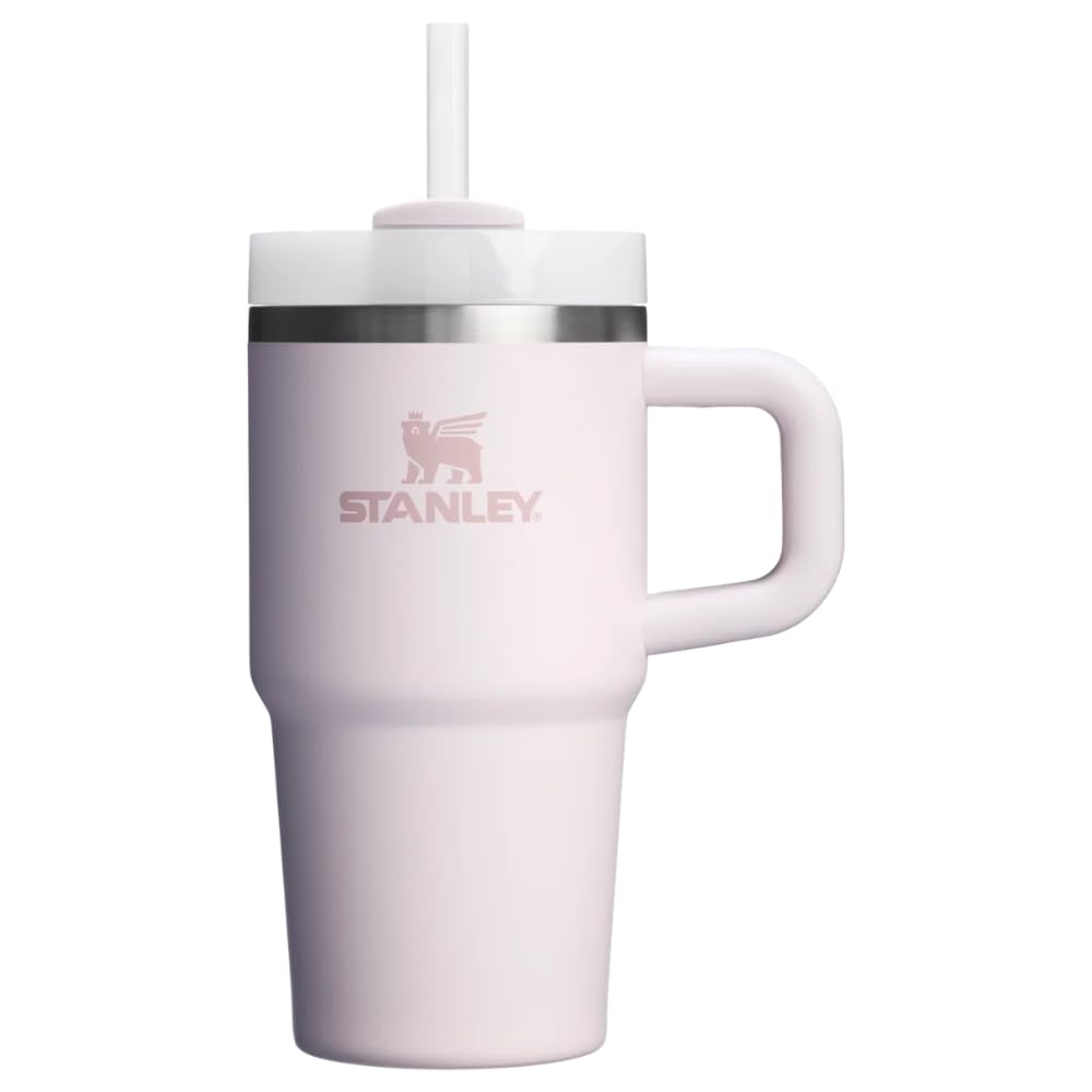 Stanley Quencher H2.O FlowState Vaso con Asa y Popote 591 ml - Rose Quartz