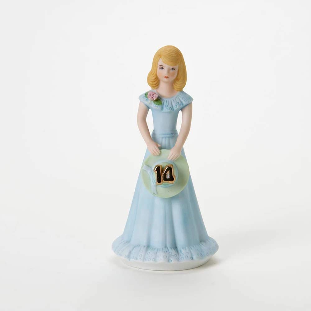 Enesco E2314 Growing up Girls from Blonde Age 14 Figurine 6.5 IN