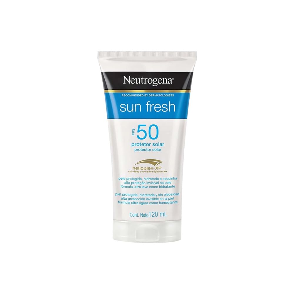 Neutrogena Sun Fresh Protector Solar Corporal FPS50, 200 ml - 120 ml (Paquete de 1)