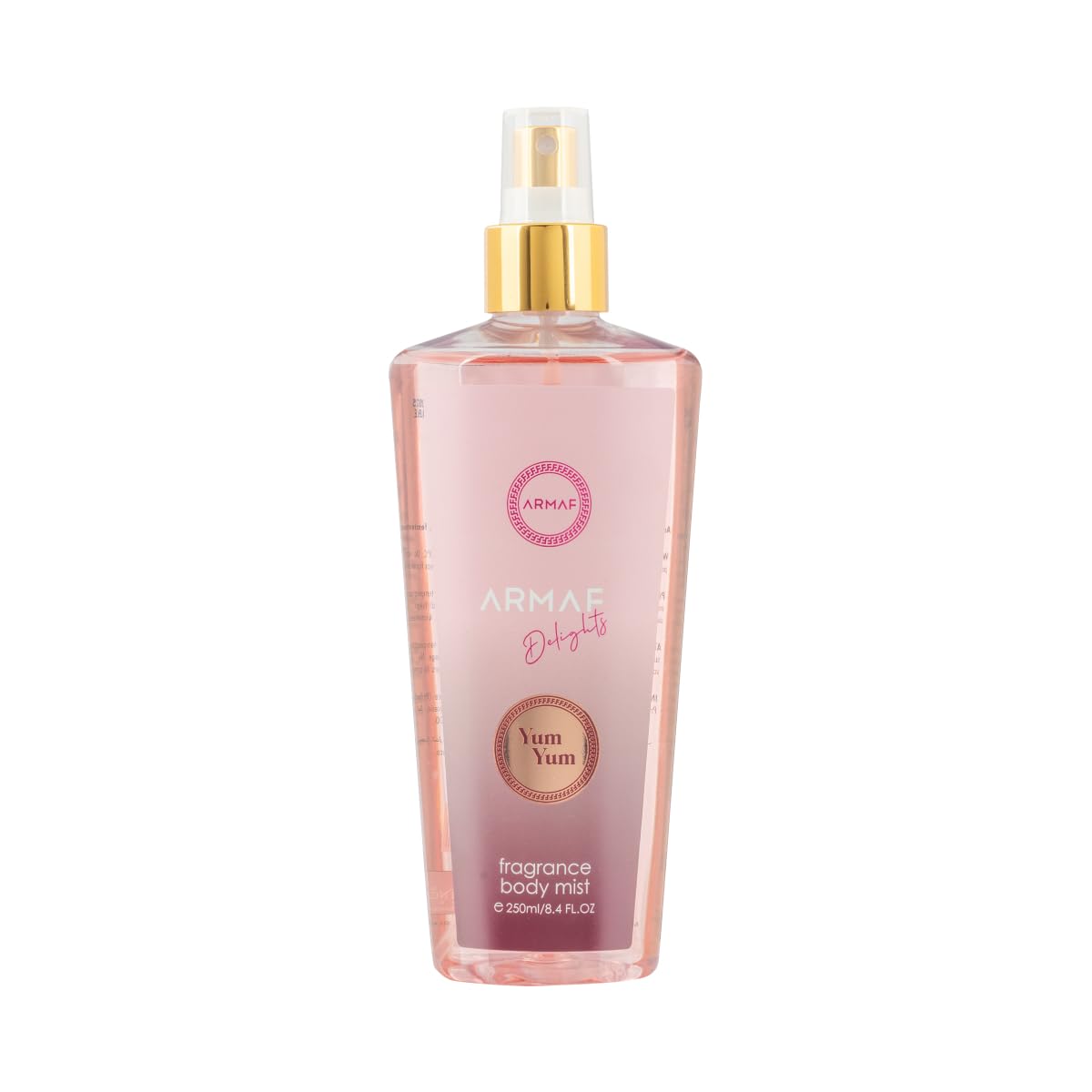 Armaf Yum Yum – Fruity, Floral, Vanilla – 4-Piece Gift Set for Women (3.4 oz Eau de Parfum + 3.4 oz Body Lotion + 1.7 oz Body Spray + 8.4 oz Body Mist)